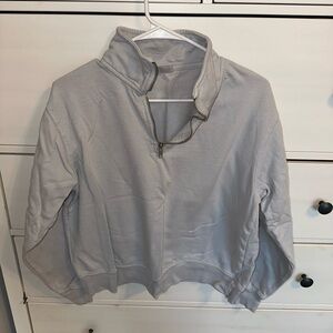 Brand Melville light blue quarter zip
